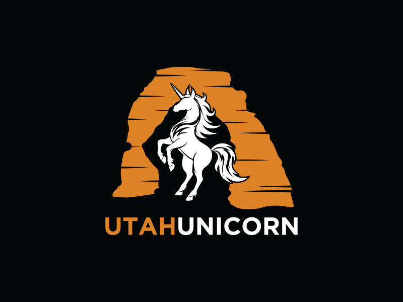 Utah Unicorn logo design by TMaulanaAssa