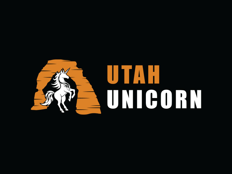 Utah Unicorn logo design by TMaulanaAssa