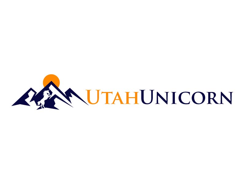 Utah Unicorn logo design by usef44