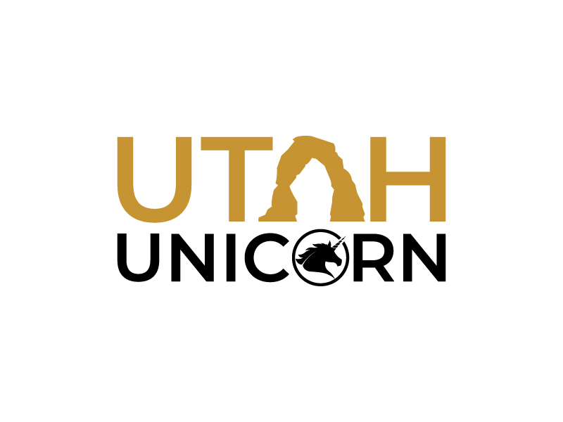 Utah Unicorn logo design by superbeam