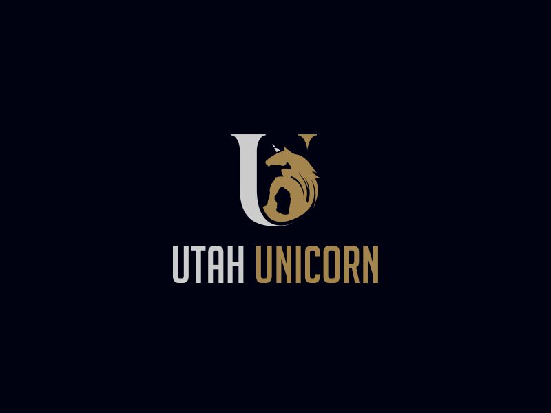 Utah Unicorn logo design by ian69