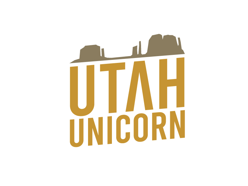 Utah Unicorn logo design by superbeam