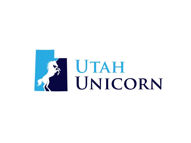 Utah Unicorn logo design by usef44