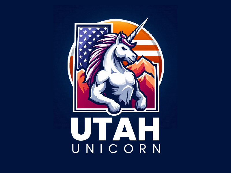 Utah Unicorn logo design by Bright Ritchil