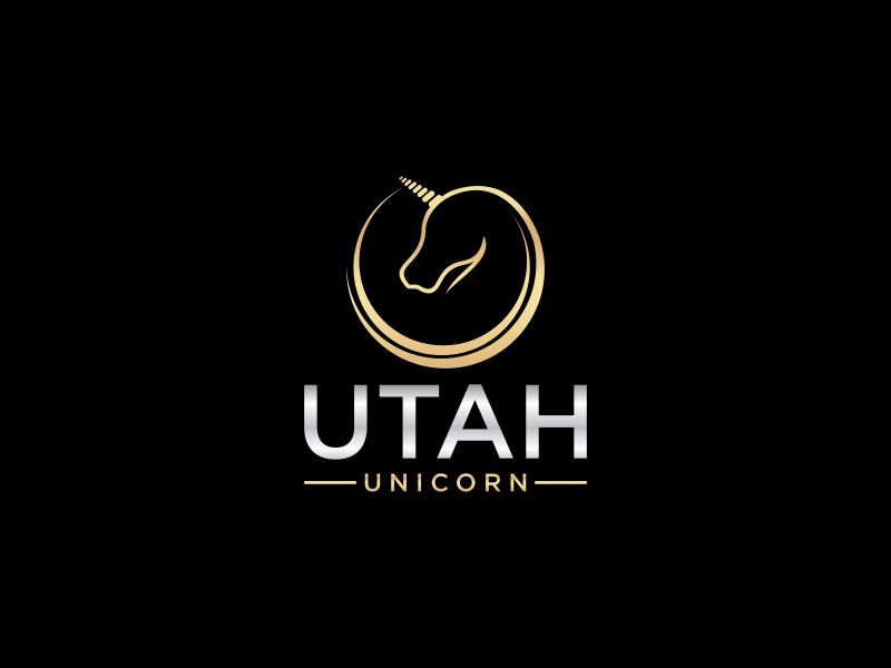 Utah Unicorn logo design by hopee