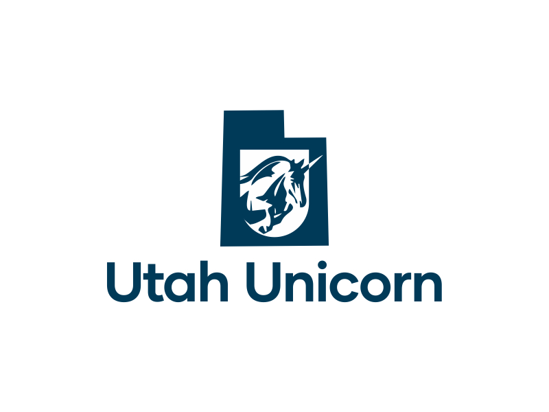 Utah Unicorn logo design by cikiyunn