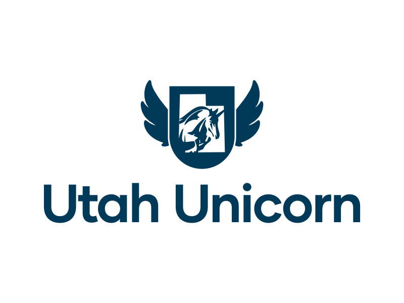 Utah Unicorn logo design by cikiyunn