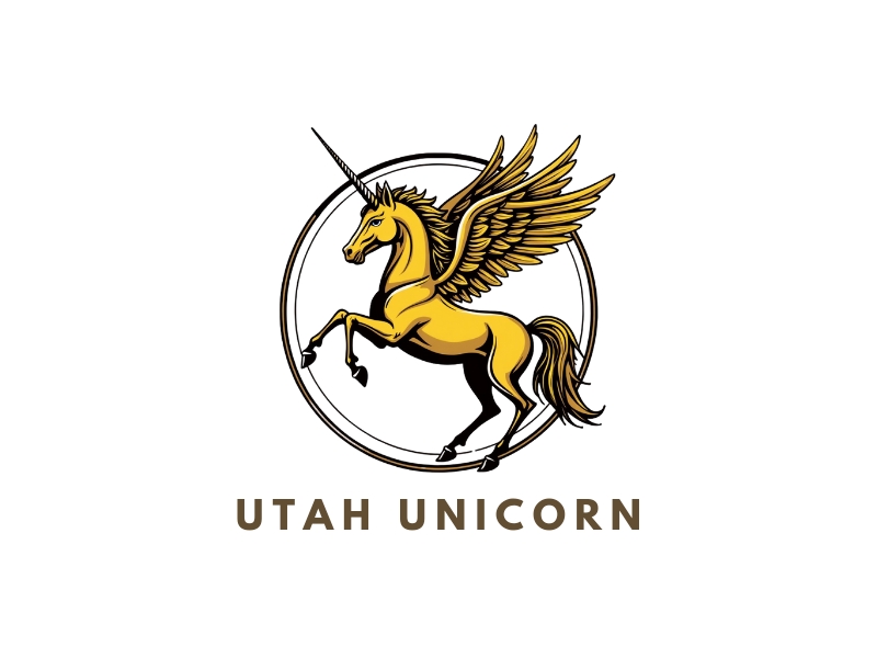 Utah Unicorn logo design by iffikhan