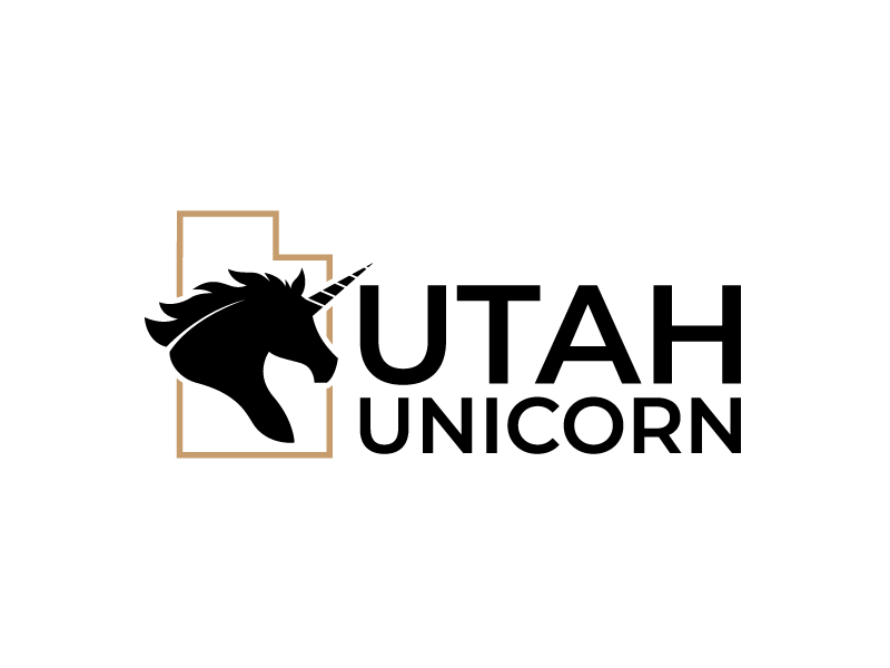 Utah Unicorn logo design by superbeam