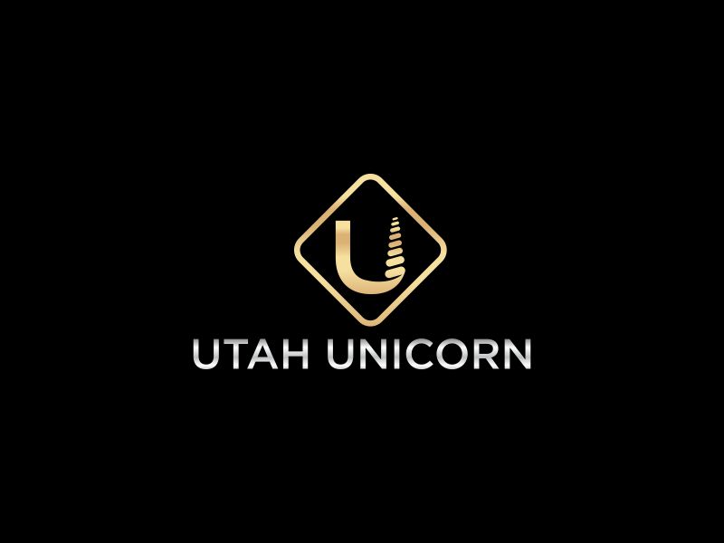 Utah Unicorn logo design by hopee