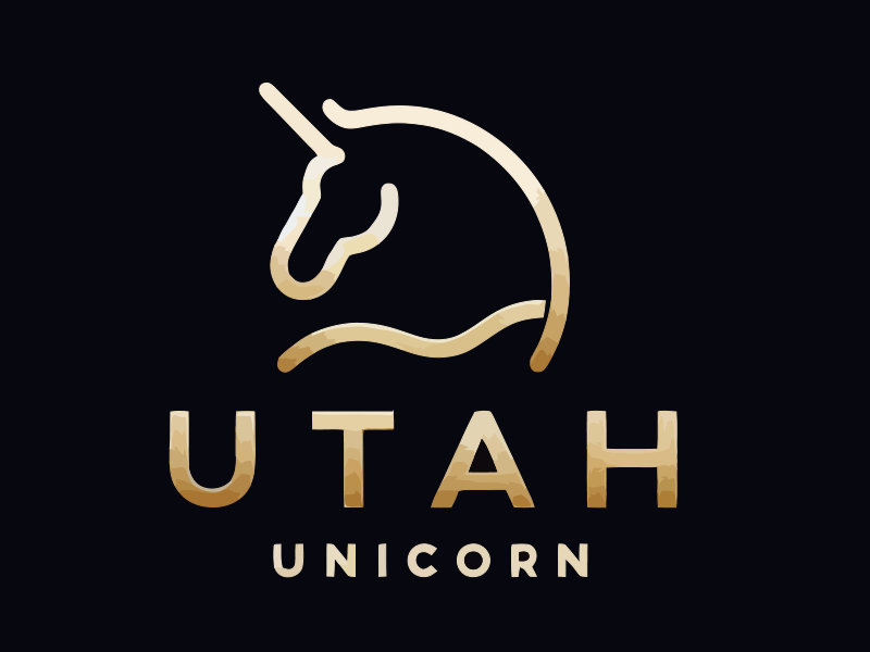 Utah Unicorn logo design by mjmdesigns