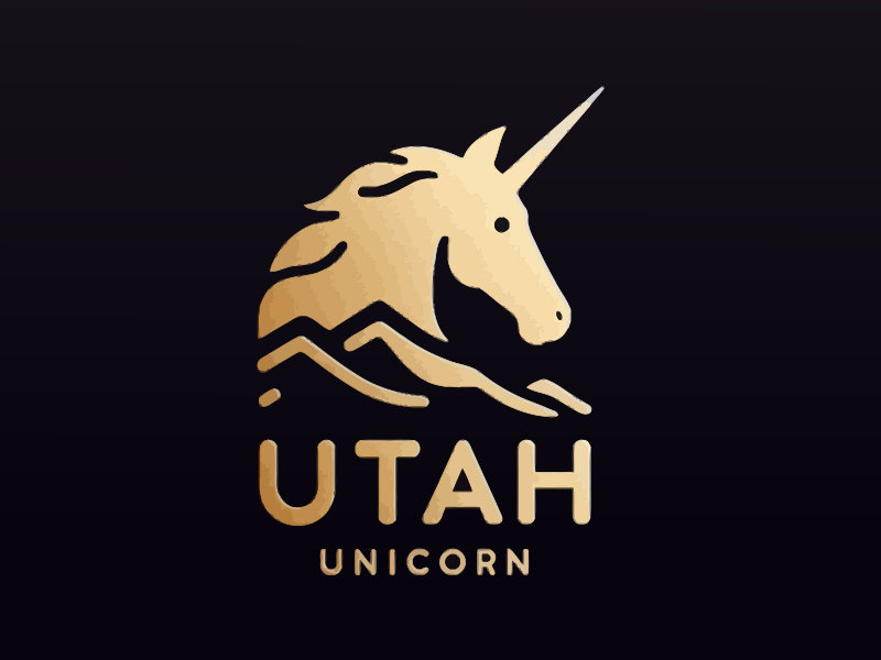 Utah Unicorn logo design by mjmdesigns