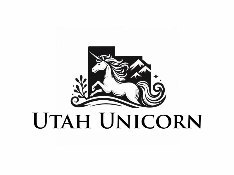 Utah Unicorn logo design by Greenlight