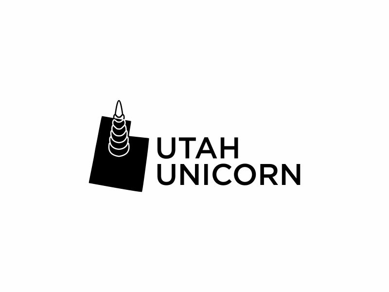 Utah Unicorn logo design by hopee