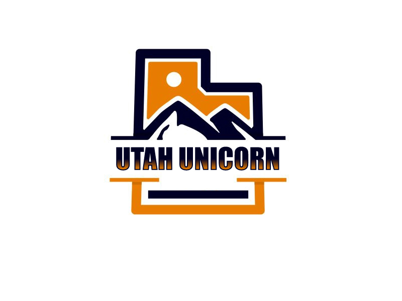 Utah Unicorn logo design by Akash Shaw