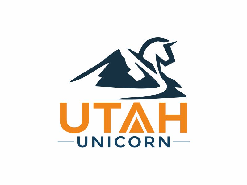 Utah Unicorn logo design by joni