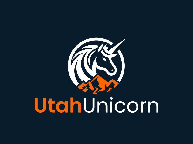 Utah Unicorn logo design by Octavino Arianto