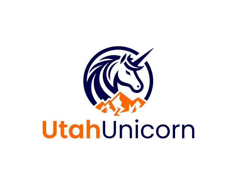 Utah Unicorn logo design by Octavino Arianto