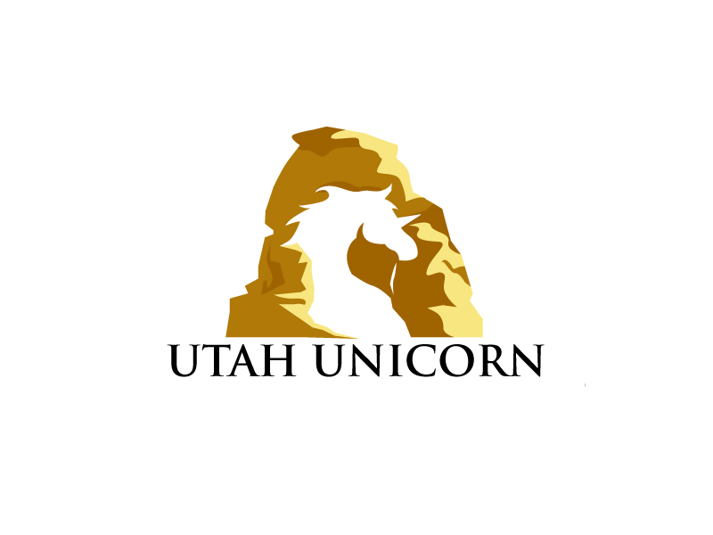 Utah Unicorn logo design by mawanmalvin