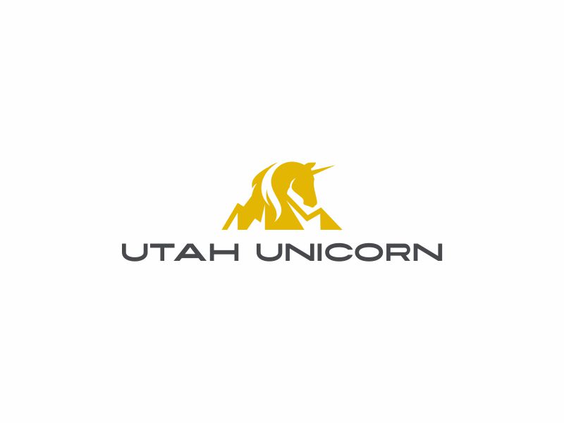 Utah Unicorn logo design by ramapea