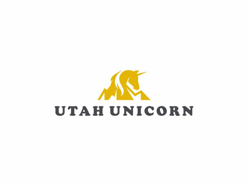 Utah Unicorn logo design by ramapea