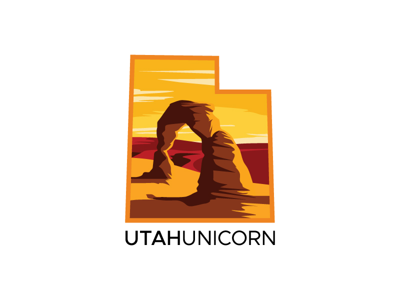 Utah Unicorn logo design by wriddhi