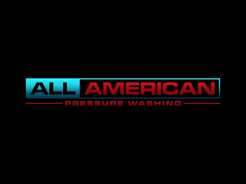 All American Pressure Washing logo design by dewipadi