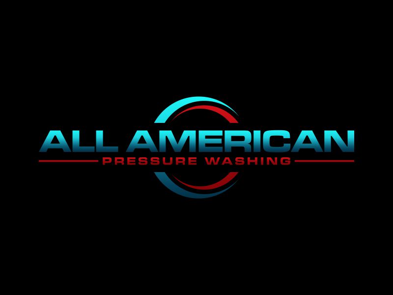 All American Pressure Washing logo design by dewipadi