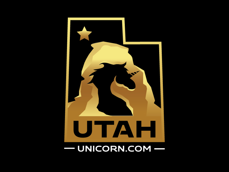 Utah Unicorn logo design by mawanmalvin