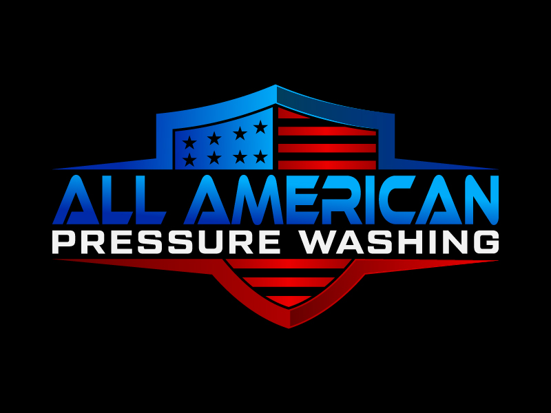 All American Pressure Washing logo design by siti fajar