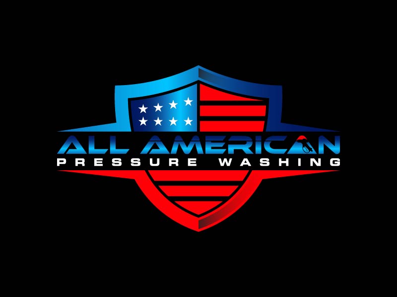 All American Pressure Washing logo design by maserik