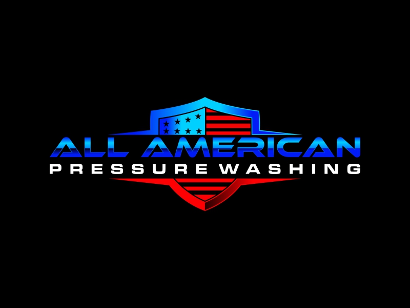 All American Pressure Washing logo design by luckyprasetyo