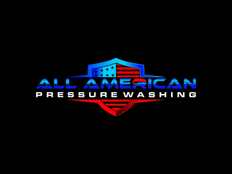 All American Pressure Washing logo design by luckyprasetyo