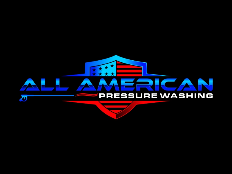 All American Pressure Washing logo design by luckyprasetyo