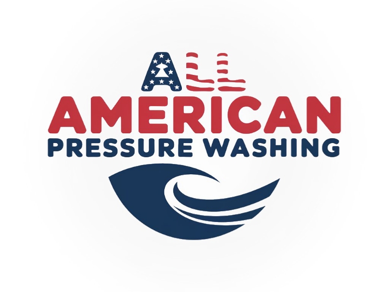 All American Pressure Washing logo design by Charii