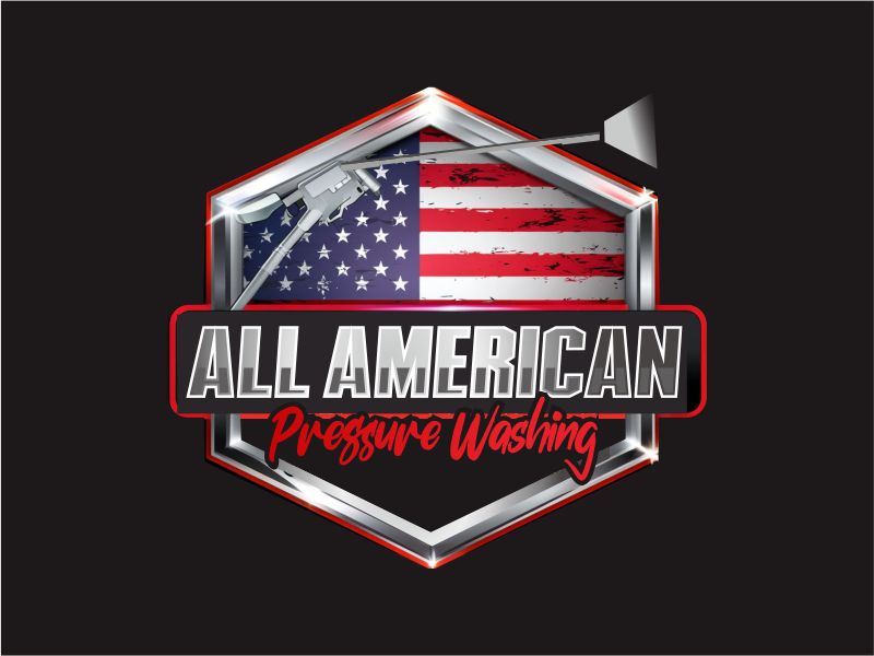 All American Pressure Washing logo design by joni