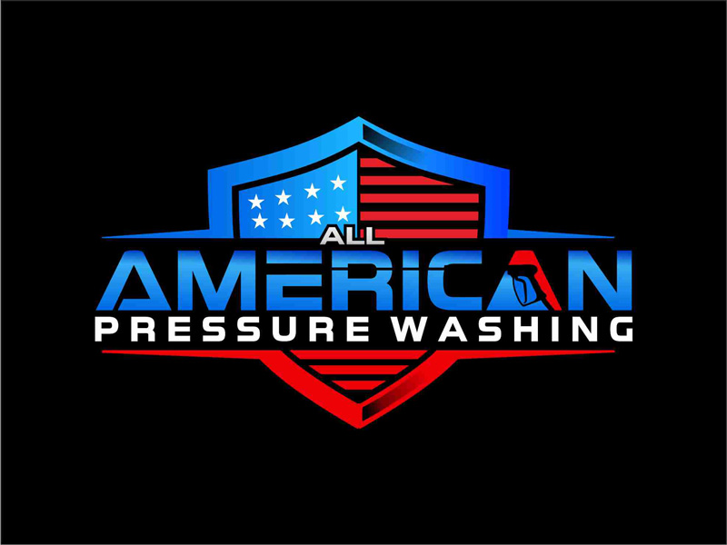 All American Pressure Washing logo design by ATTACK