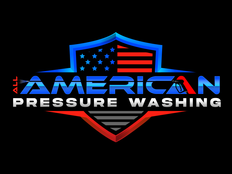 All American Pressure Washing logo design by Herquis