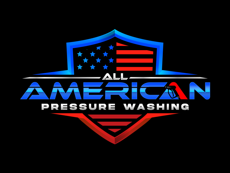 All American Pressure Washing logo design by Herquis