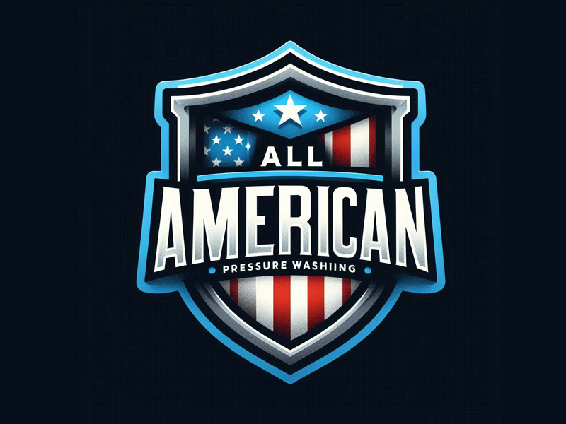 All American Pressure Washing logo design by Bananalicious