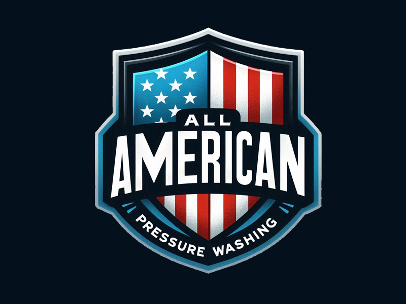 All American Pressure Washing logo design by Bananalicious