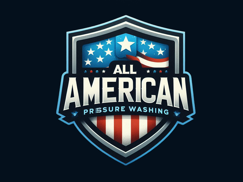 All American Pressure Washing logo design by Bananalicious