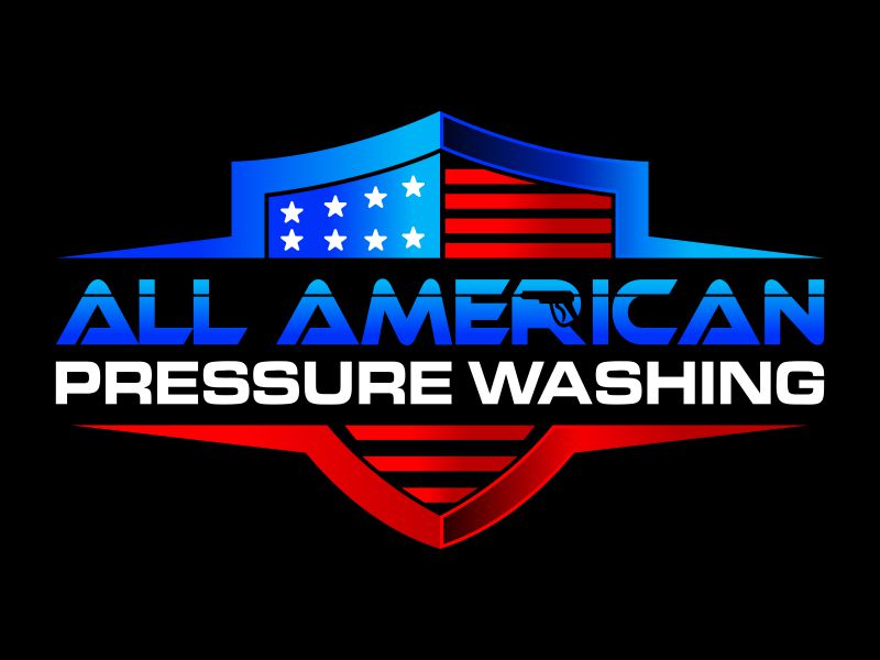 All American Pressure Washing logo design by graphicstar