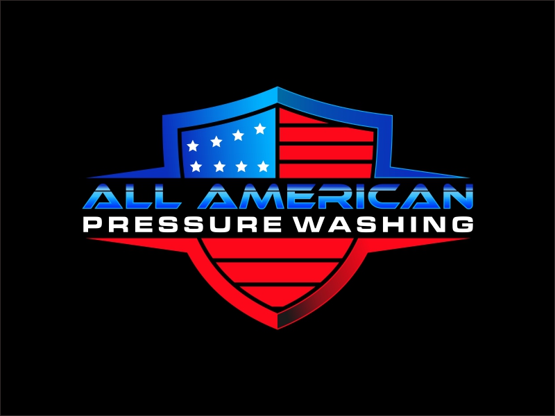 All American Pressure Washing logo design by perkasa