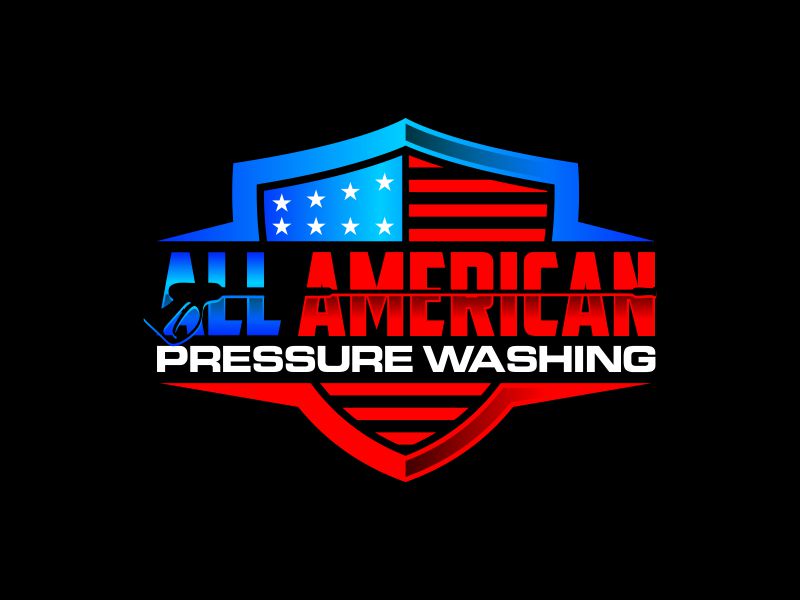 All American Pressure Washing logo design by zonpipo1