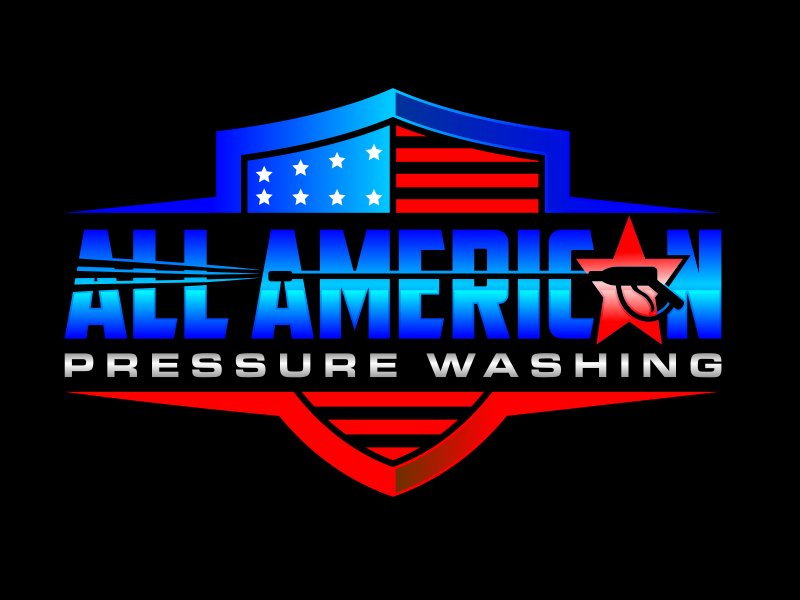 All American Pressure Washing logo design by aura