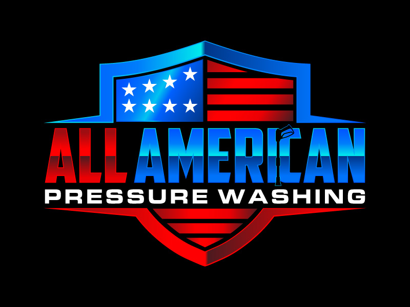 All American Pressure Washing logo design by axel182