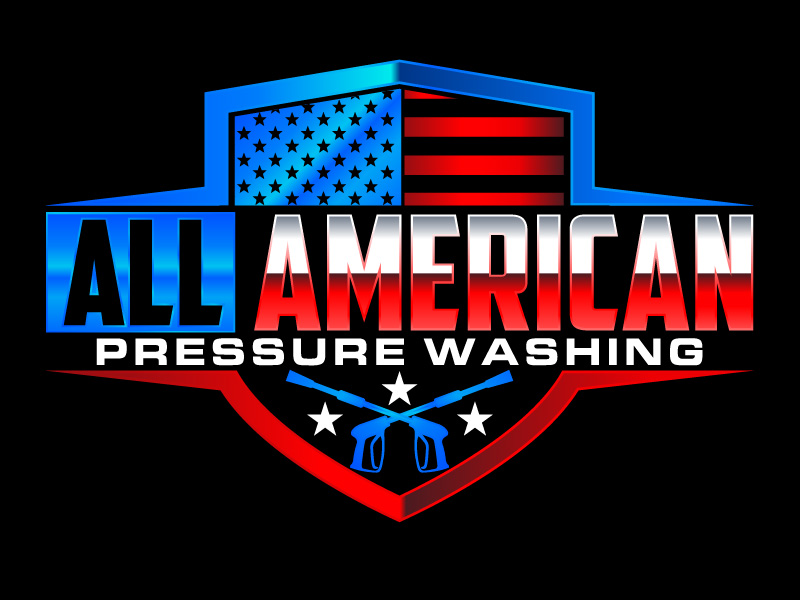 All American Pressure Washing logo design by axel182