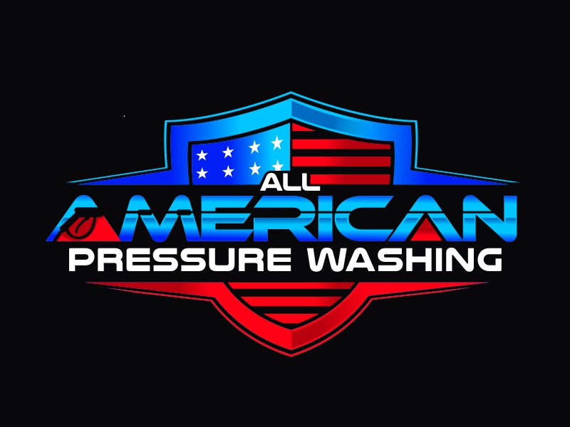 All American Pressure Washing logo design by veron