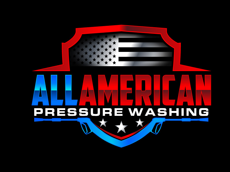 All American Pressure Washing logo design by axel182